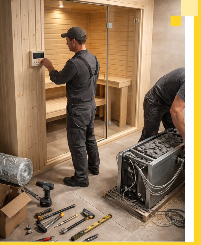 Поставка, установка и монтаж электрических саун в Борзе