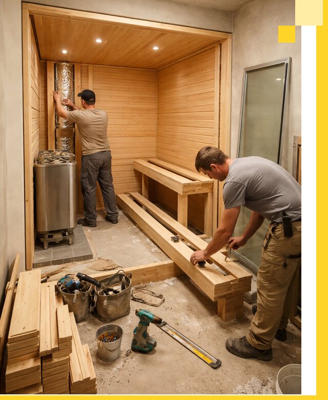 Проектирование и установка домашних саун под ключ в Борзе