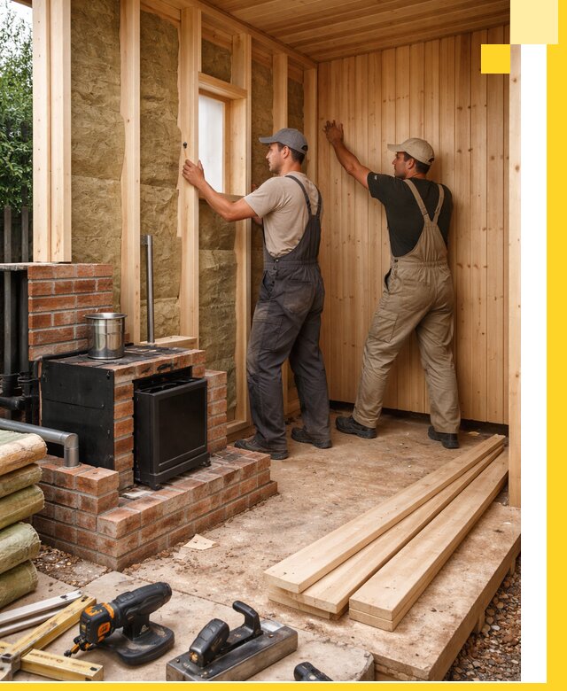 Строительство и установка дачных саун под ключ в Борзе