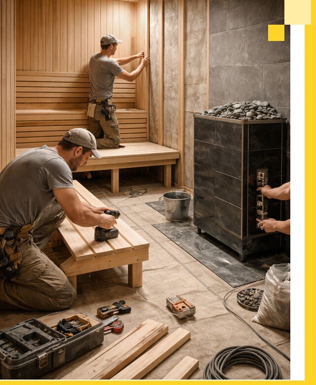 Дизайн и строительство интерьерных саун под ключ в Борзе