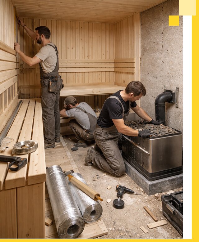 Индивидуальные сауны на заказ в Борзе под ключ, проект и монтаж