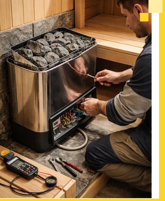 Продажа и установка электрокаменок для саун в Борзе