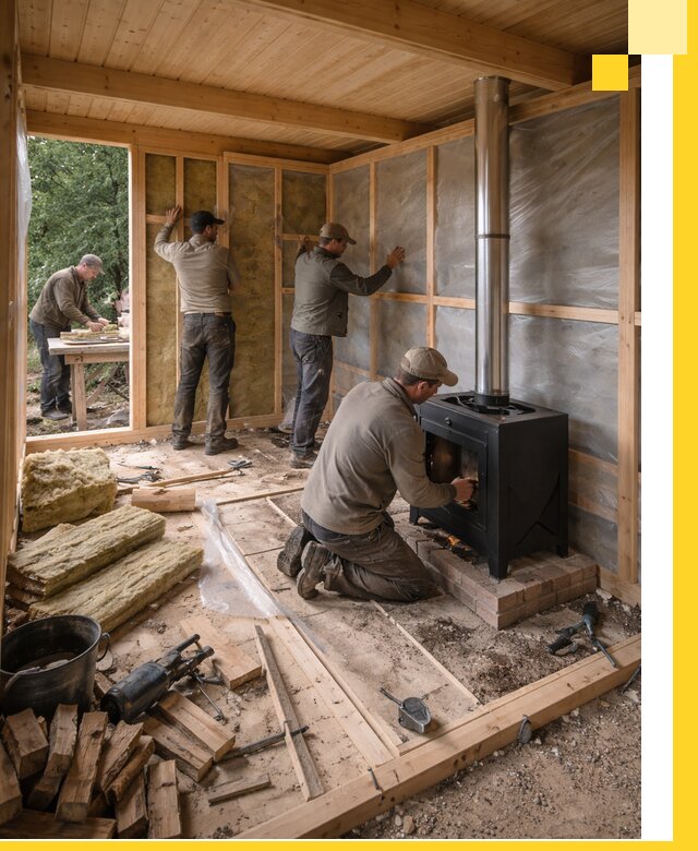 Профессиональный монтаж бань под ключ в Борзе для дома