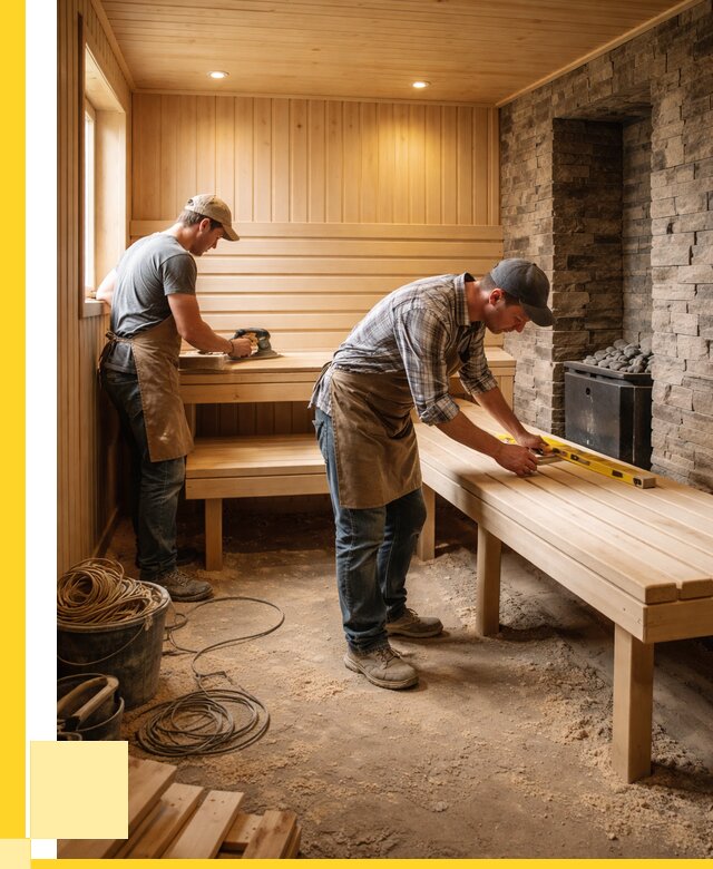 Отделка бани в Борзе: внутренняя отделка от 3090 р. | ЭриданБря