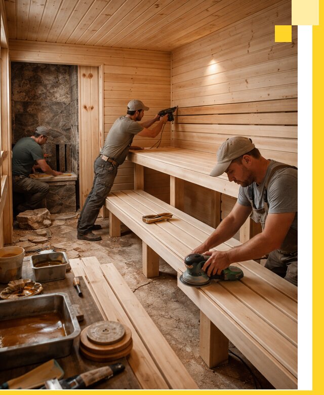 Профессиональная отделка бань в Борзе под ключ, с гарантией