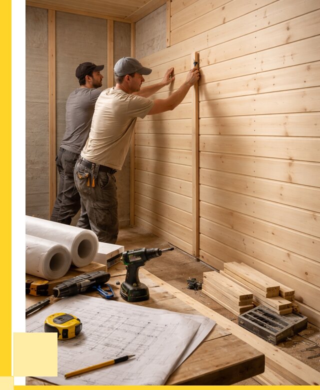 Обшивка бани вагонкой в Борзе от 1236 р., ЭриданБря