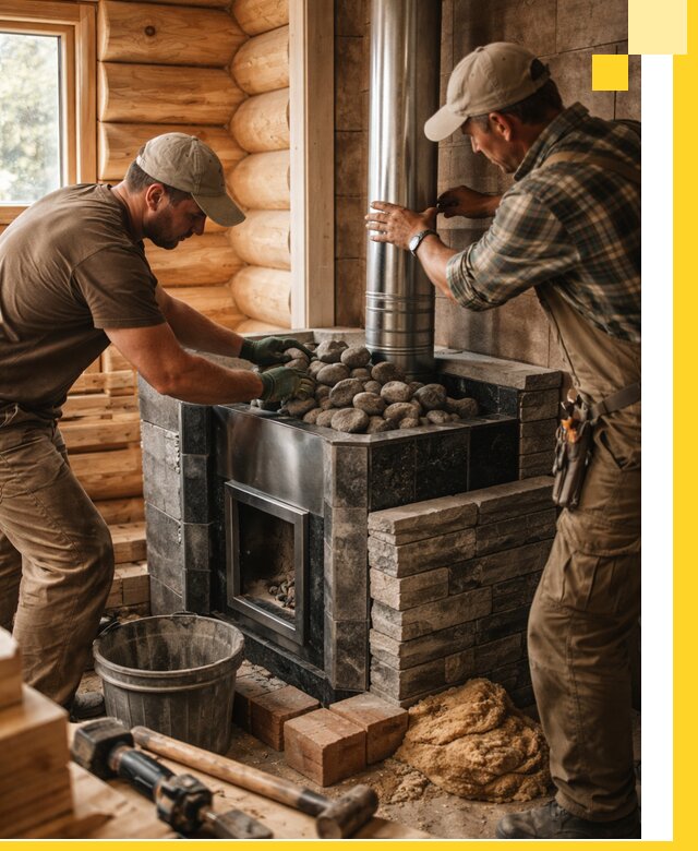 Строительство и отделка русских бань под ключ в Борзе