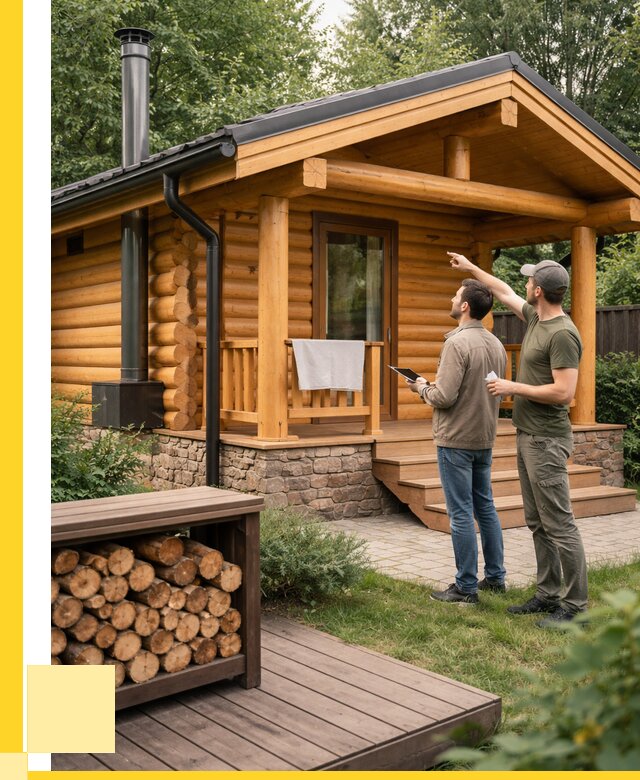 Бани для дачи под ключ в Борзе от 257525 р. | ЭриданБря