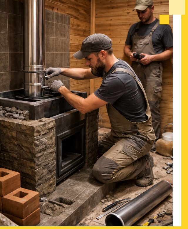 Изготовление и установка банных печей под ключ в Борзе