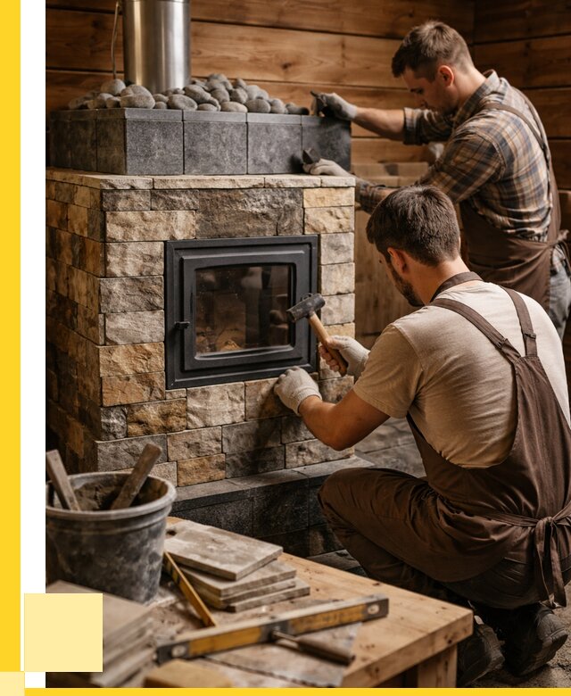 Облицовка банной печи в Борзе от 15452 р. | ЭриданБря