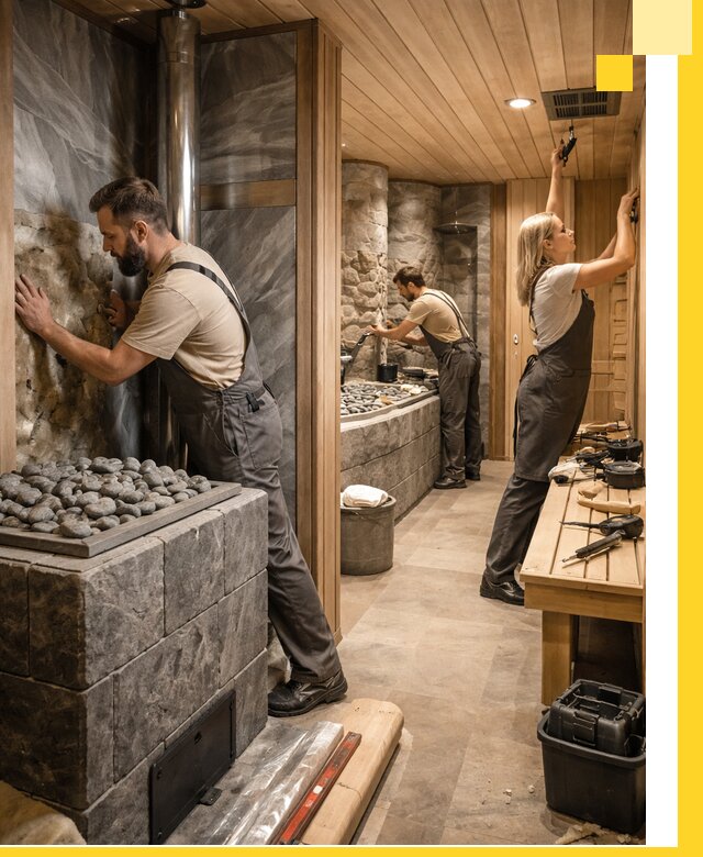 Строительство бань и SPA процедур в Борзе под ключ и отделкой