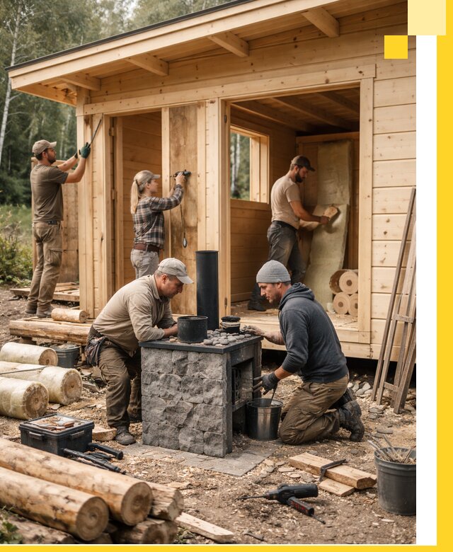 Купить баню под ключ в Борзе строительство монтаж отделка