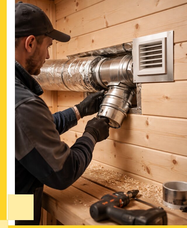 Монтаж вентиляции бани в Борзе от 12361 р. | ЭриданБря