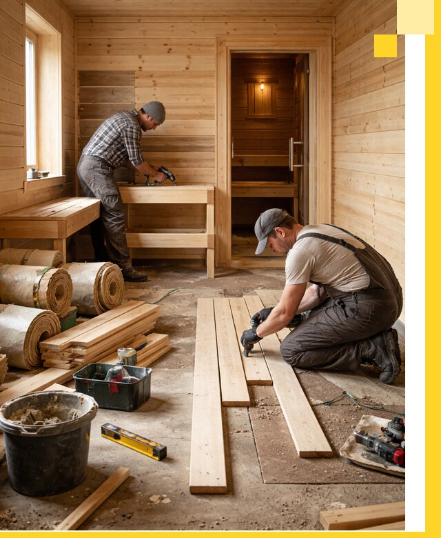 Индивидуальный проект бани с комнатой отдыха под ключ в Борзе