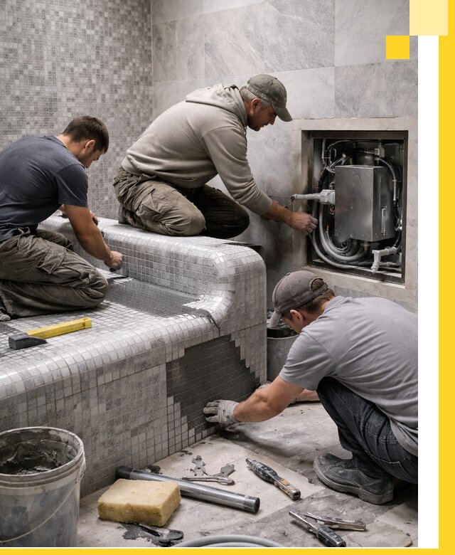 Проекты хамамов под ключ в Борзе и дизайн и строительство