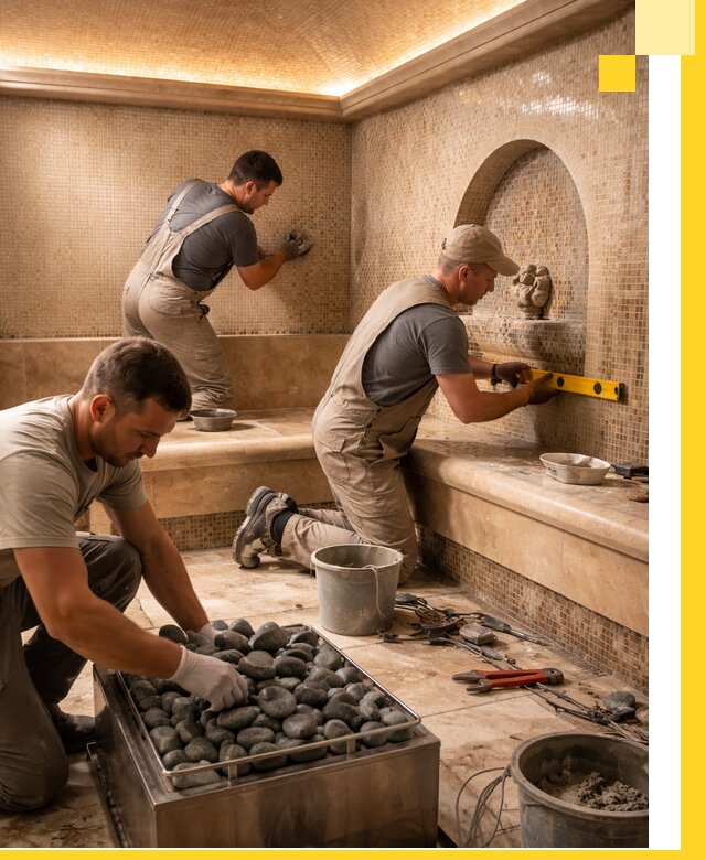 Проектирование и строительство хамама и сауны в Борзе