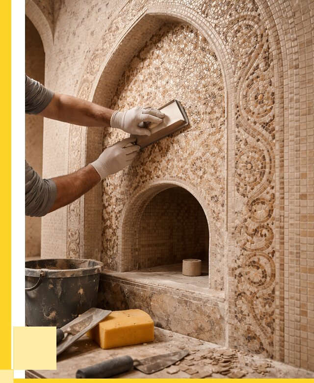 Мозаика для хамама в Борзе под ключ от 5151 р. | ЭриданБря